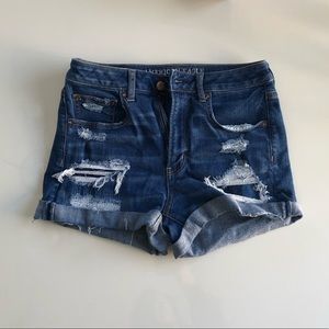 Denim shorts